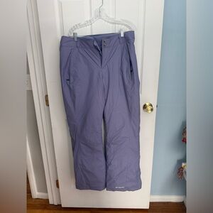 Columbia Light Purple Snow Pants- Women’s L